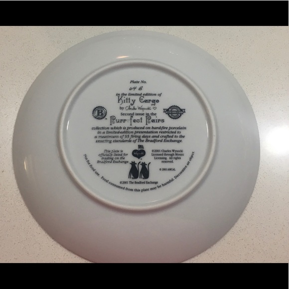đź’ĄBOGOđź’Ą Purr-fect Decorative Plate Cats - Picture 4 of 9